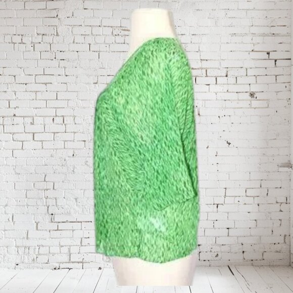 EUC Michael Michael Kors Sheer Bat Wing Blouse Summer - Picture 3 of 5